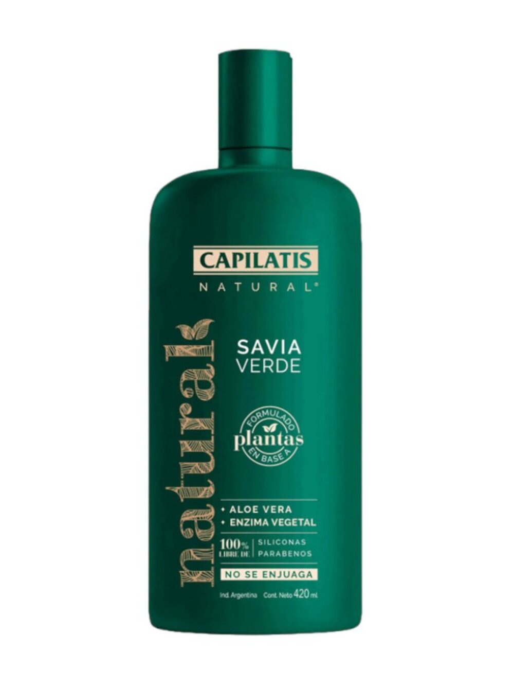 Capilatis Natural Savia Verde plant-based enzymes aloe vera leave in conditioner